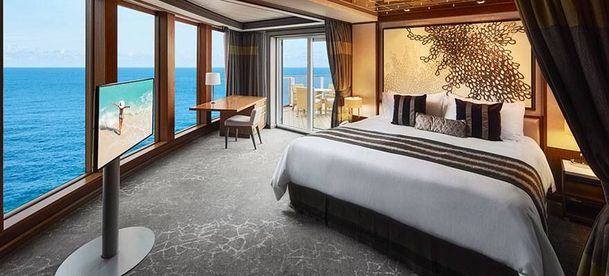 Norwegian Haven Deluxe Owners Suite Large Balcony Cabin Category