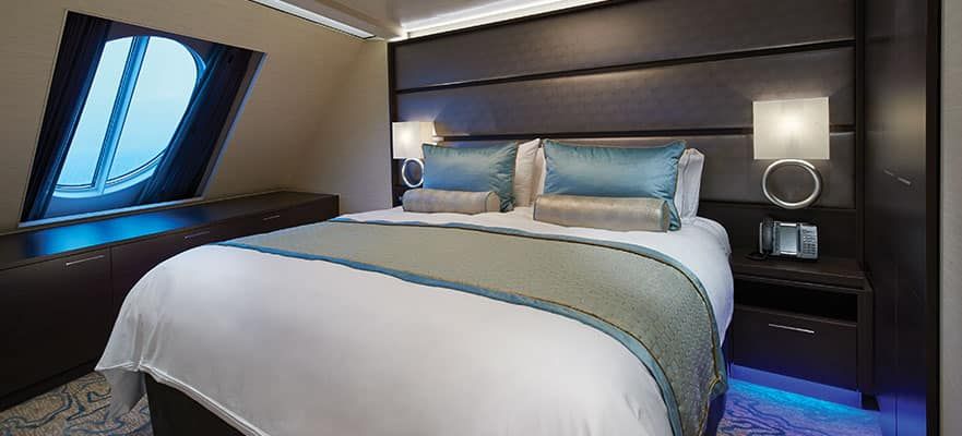 Norwegian Escape The Haven Forward-Facing Penthouse with Balcony (HG) bedroom, photo 2 of 2