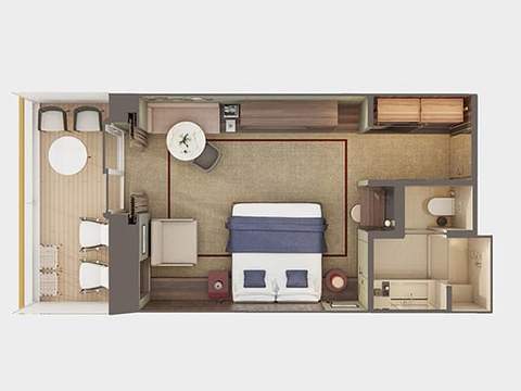 Norwegian Haven Penthouse Balcony Cabin Category