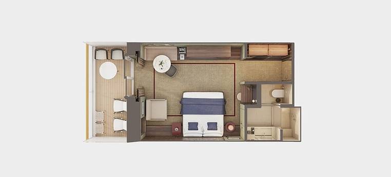 Norwegian Haven Penthouse Balcony Cabin Category