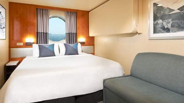 Norwegian Sun Obstructed Oceanview (OK) cabin