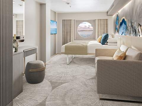 Norwegian Oceanview Round Window Cabin Category