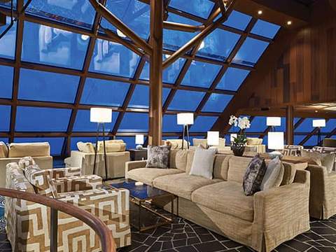 Soak up the views from the exclusive Haven Observation Lounge.