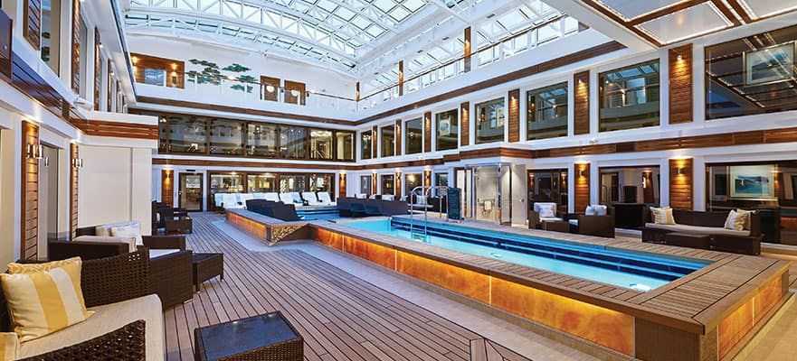 Relax in the exclusive Haven Courtyard.