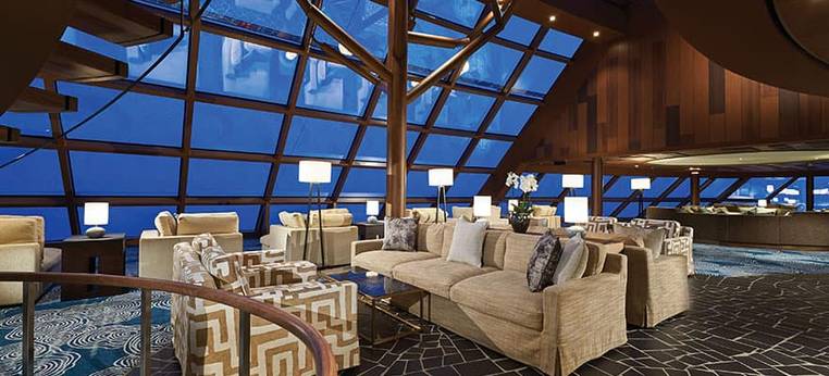 Soak up the views from the exclusive Haven Observation Lounge.