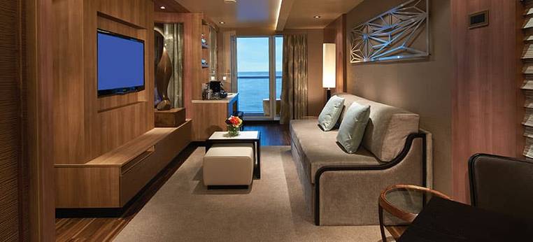 Sit back in your Haven Deluxe Spa Suite Living Room