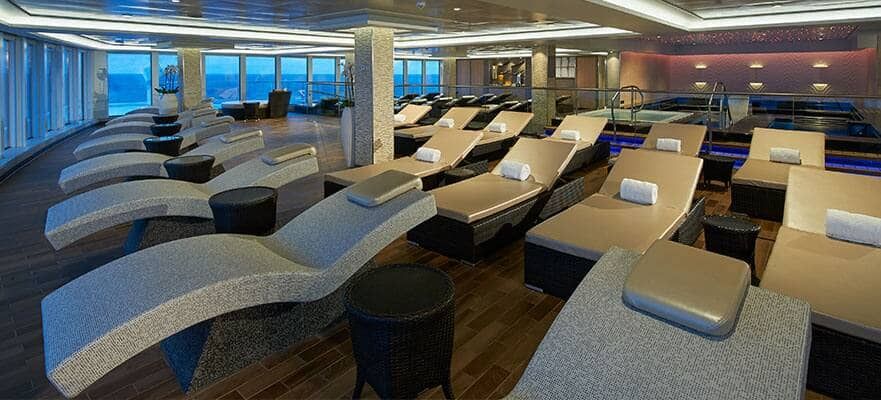 Access to the largest Thermal Suite at sea 