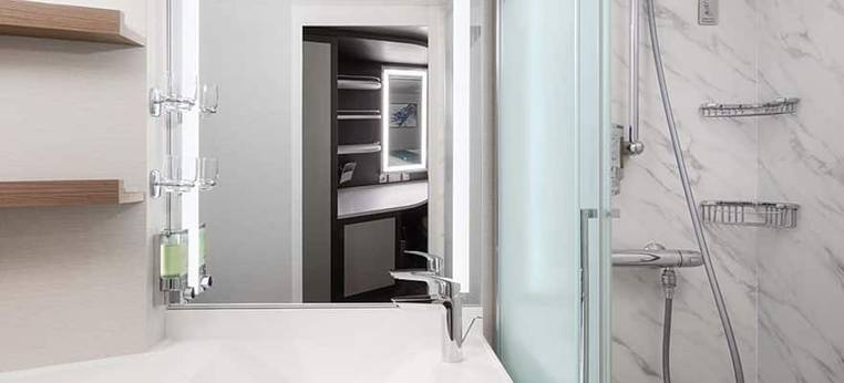 Bright and modern bathrooms
