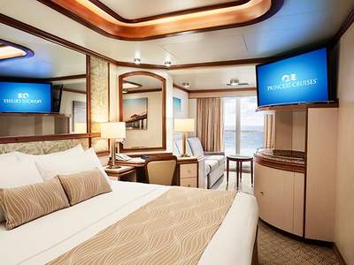 Suite cabin on Caribbean Princess