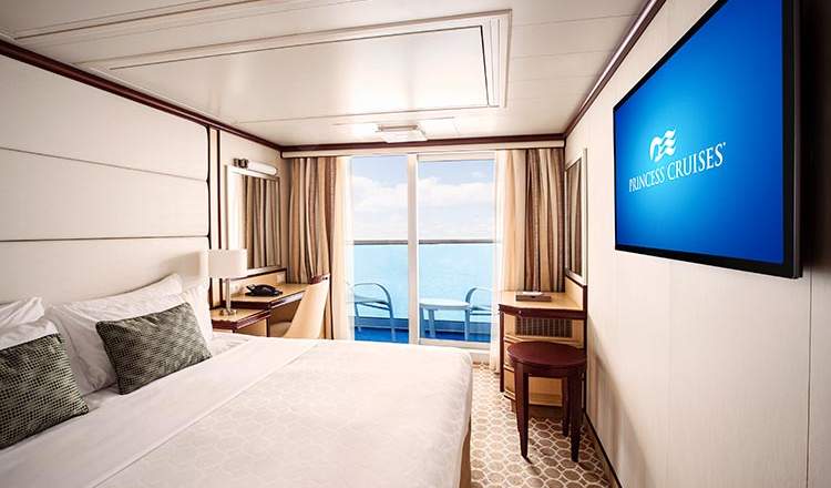 Balcony cabin on Regal Princess