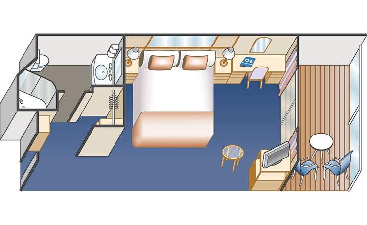 Island Princess Balcony (BD) floor plan Island Princess Balcony (BD) floor plan