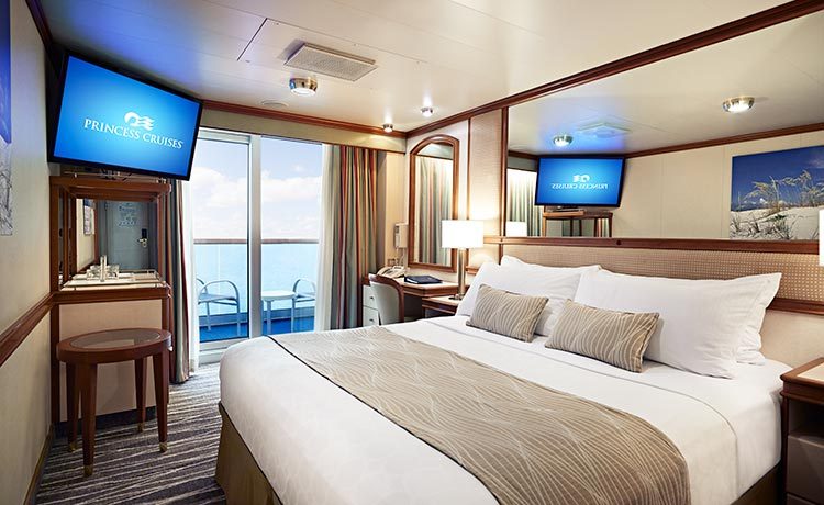 Island Princess Cabin D235 - BE Balcony Stateroom