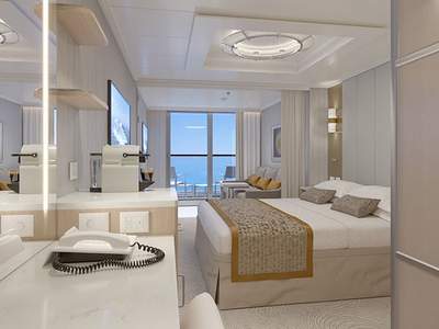 Suite cabin on Star Princess