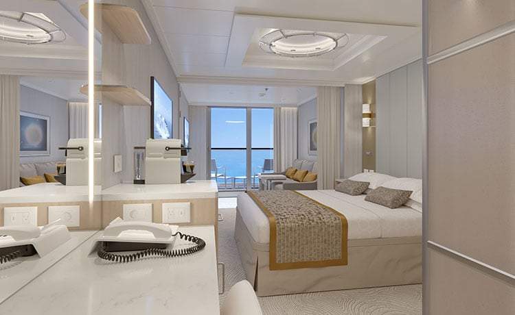 Suite cabin on Star Princess