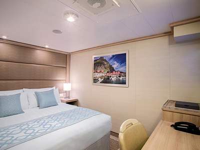 Inside cabin on Sky Princess
