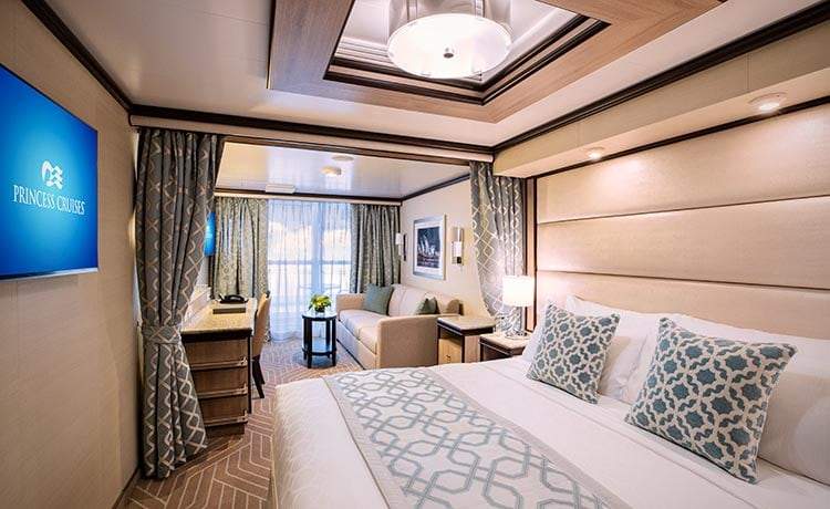 Suite cabin on Sky Princess
