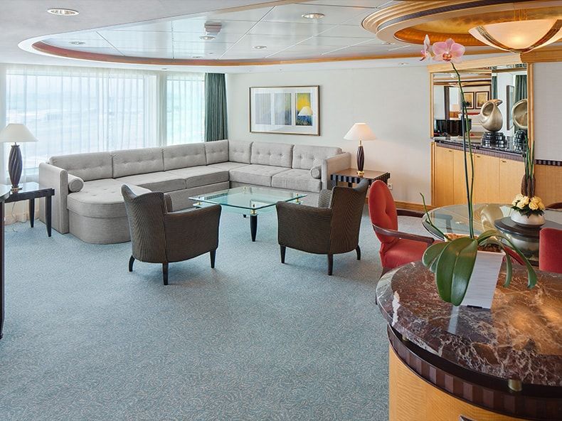 Adventure of the Seas Royal Suite (RS) living area, photo 1 of 4