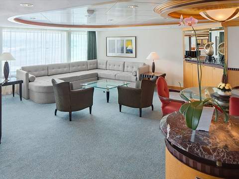 Adventure of the Seas Royal Suite (RS) living area, photo 1 of 2