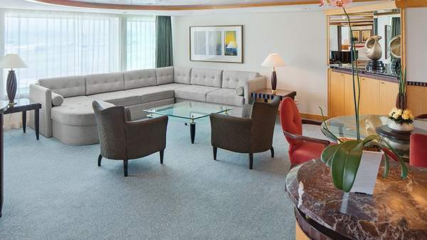 Adventure of the Seas Royal Suite (RS) living area, photo 1 of 4 Adventure of the Seas Royal Suite (RS) living area, photo 1 of 4