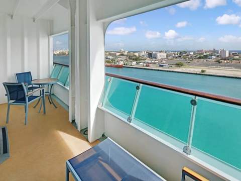 Adventure of the Seas Junior Suite - Accessible (J3) balcony