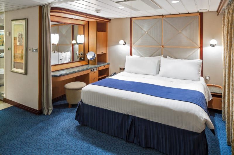 Adventure of the Seas Grand Suite - 1 Bedroom (GS) bedroom, photo 4 of 4