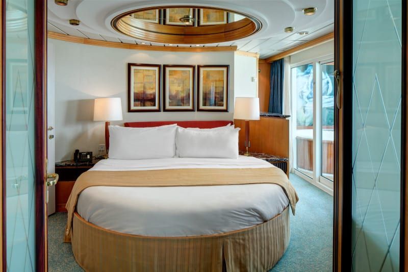 Adventure of the Seas Royal Suite (RS) bedroom, photo 3 of 3