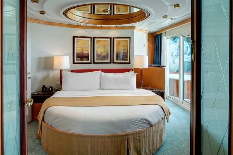 Adventure of the Seas Royal Suite (RS) bedroom, photo 3 of 3