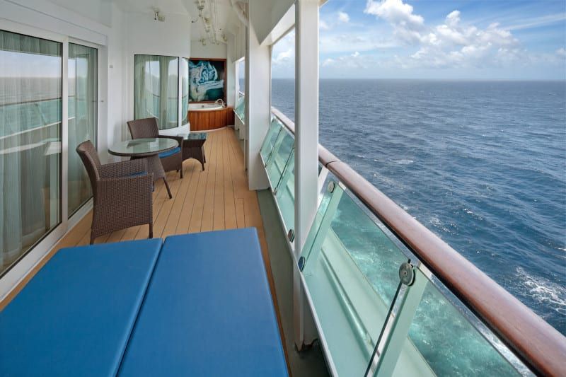 Adventure of the Seas Royal Suite (RS) balcony
