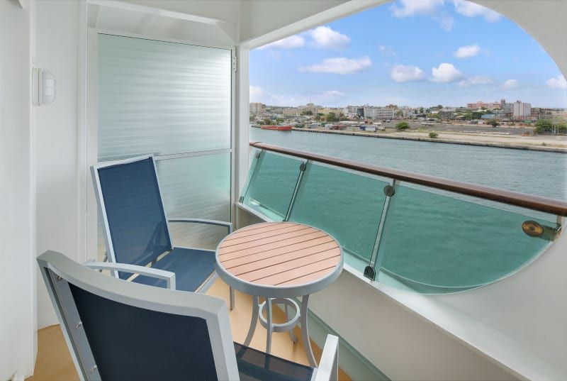 Adventure of the Seas Ocean View Balcony (2D) balcony