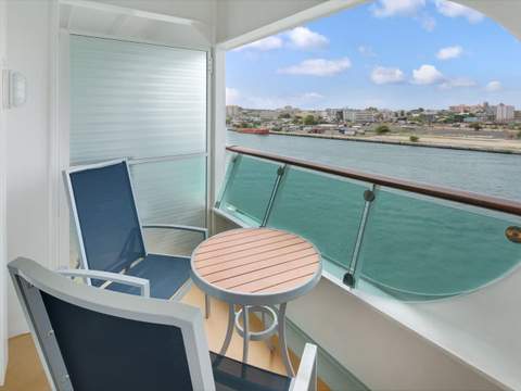 Adventure of the Seas Ocean View Balcony (2D) balcony