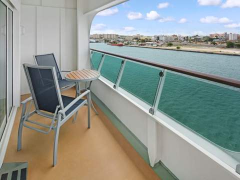 Adventure of the Seas Spacious Ocean View Balcony - Accessible (2B) balcony, photo 2 of 2