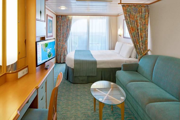 Adventure of the Seas Spacious Ocean View Balcony (2B) cabin, photo 3 of 3