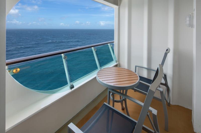 Adventure of the Seas Spacious Ocean View Balcony (2B) balcony, photo 2 of 2
