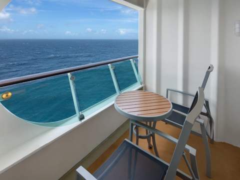 Adventure of the Seas Spacious Ocean View Balcony (2B) balcony, photo 2 of 2