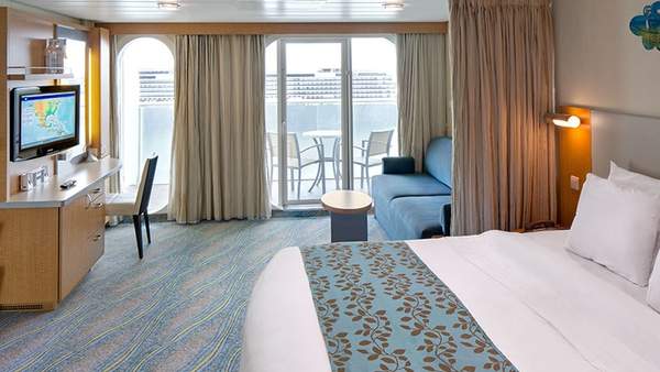 Allure of the Seas Ultra Spacious Ocean View with Large Balcony (1A) cabin, photo 1 of 2