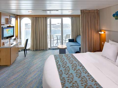 Allure of the Seas Ultra Spacious Ocean View with Large Balcony (1A) cabin, photo 1 of 3