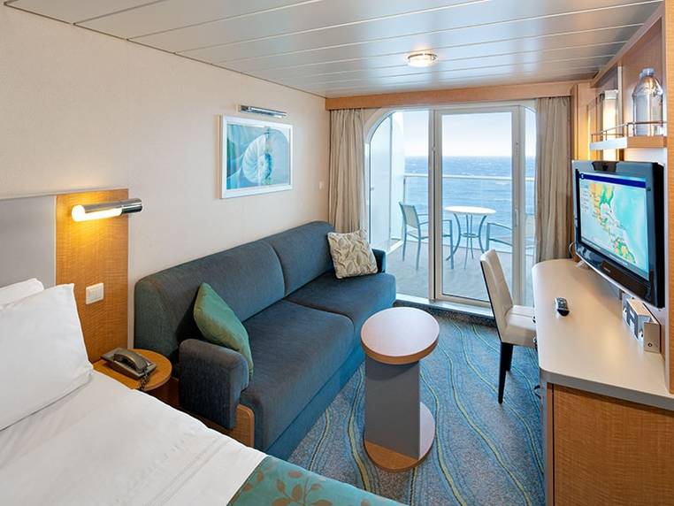 Allure of the Seas Ocean View with Large Balcony (2C) cabin, photo 1 of 2