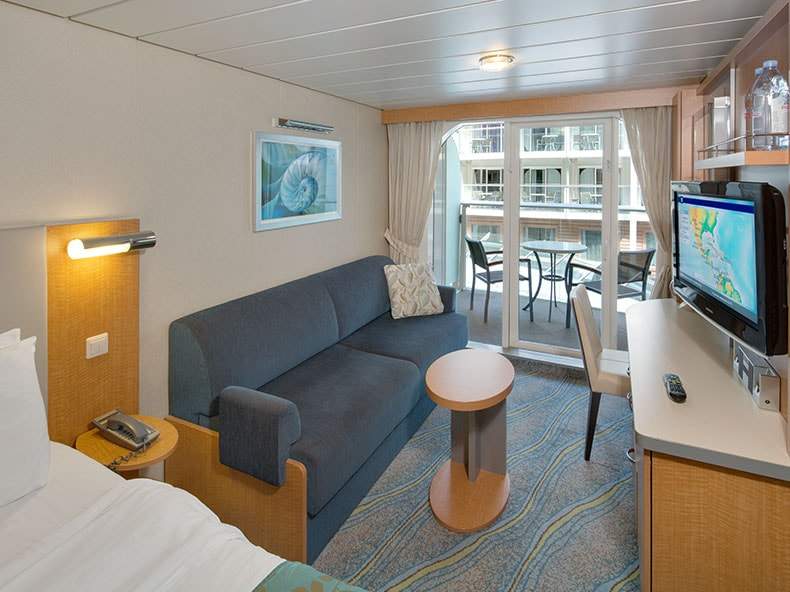 Allure of the Seas Central Park View Balcony (1J) cabin, photo 1 of 2