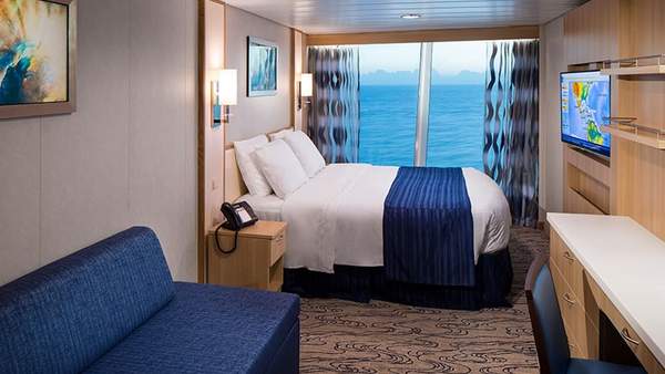 Allure of the Seas Panoramic Ocean View (1L) cabin, photo 1 of 2