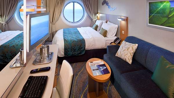 Allure of the Seas Ocean View (2N) cabin, photo 1 of 2
