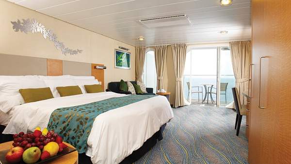 Allure of the Seas Ocean View Balcony (4D) cabin, photo 1 of 3
