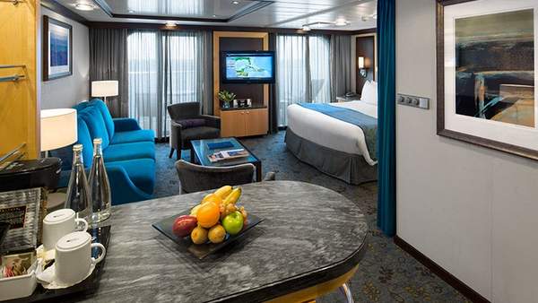Allure of the Seas Grand Suite - 1 Bedroom (GS) living area, photo 1 of 6