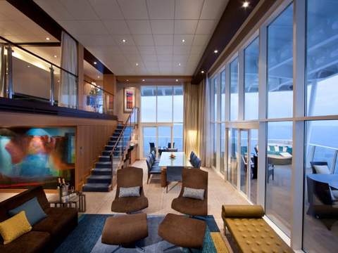 Allure of the Seas Royal Loft Suite (RL) living area, photo 9 of 9 Allure of the Seas Royal Loft Suite (RL) living area, photo 9 of 9