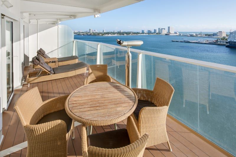 Allure of the Seas Grand Suite - 2 Bedroom (GT) balcony, photo 1 of 2