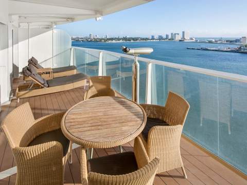 Allure of the Seas Grand Suite - 2 Bedroom (GT) balcony, photo 1 of 2