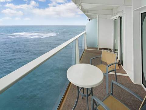 Allure of the Seas Ultra Spacious Ocean View with Large Balcony (1A) balcony