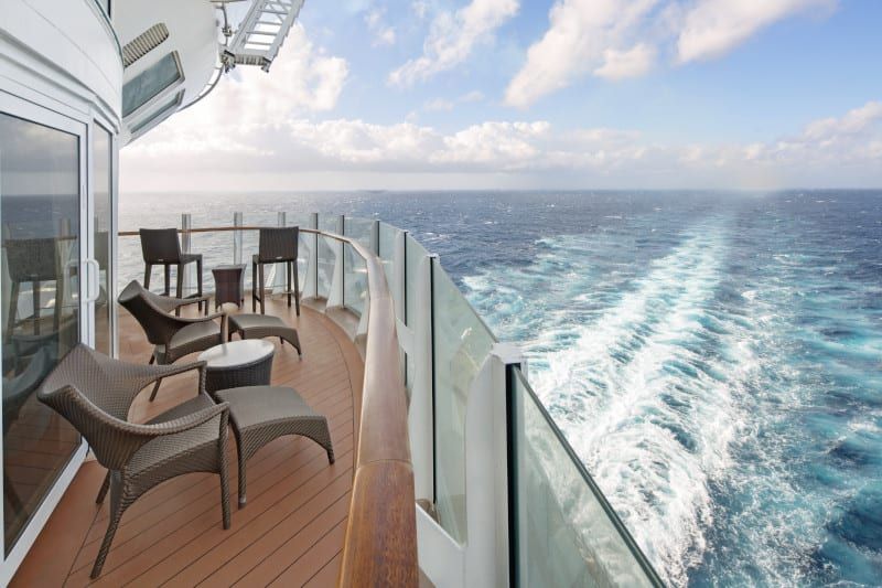 Allure of the Seas Spacious AquaTheater Suite - 1 Bedroom (A3) balcony