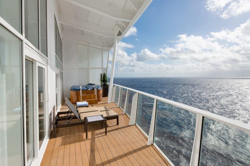 Allure of the Seas Royal Loft Suite (RL) balcony, photo 1 of 3
