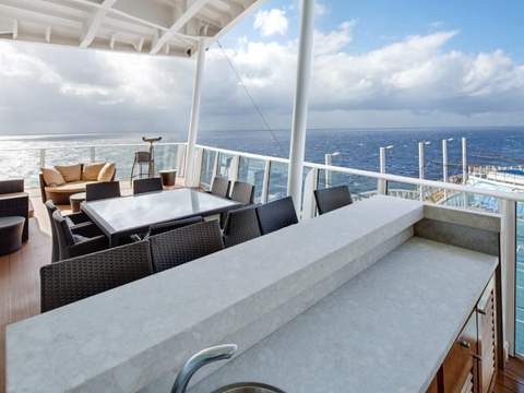 Allure of the Seas Royal Loft Suite (RL) balcony, photo 2 of 3 Allure of the Seas Royal Loft Suite (RL) balcony, photo 2 of 3