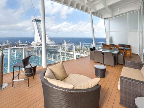 Allure of the Seas Royal Loft Suite (RL) balcony, photo 3 of 3 Allure of the Seas Royal Loft Suite (RL) balcony, photo 3 of 3